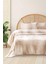 Dream Home Çift Kişilik Yumuşak Polar Battaniye Set Krem 220*240 2