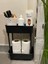 2 Katlı Plastik Organizer , Banyo Mutfak Dolap Içi Düzenleyici , SİYAH 1