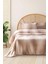 Dream Home Çift Kişilik Yumuşak Polar Battaniye Set Bej 220*240 2