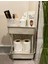 2 Katlı Plastik Organizer , Banyo Mutfak Dolap Içi Düzenleyici ,BEJ 1