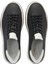 Siyah Hakiki Deri Erkek Sneaker - E24I1AY56707-A41 5