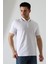 Erkek Polo Yaka Düz Renk Pamuklu Triko Kısa Kol T-Shirt 4