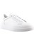 Beyaz Deri Bağcıklı Günlük Sneaker Ayakkabı 3