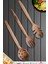 Doğal Ceviz Ağacı Ahşap Tahta Kaşık Spatula Seti Ağaç Kaşık (3 Lü Set) Mnt8 1