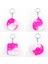 No.18 Tarzı Yaratıcı Mini Anahtarlık Basit Dimple Itme Kabarcık Duyusal Fidget Oyuncakları Sıkıştırılabilir Yetişkin Çocuklar Sıkma Oyuncaklar (Yurt Dışından) 4