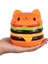 Turuncu Tarzı Jumbo Kedi Yüzü Burger Sıkıştırılabilir Oyuncak Ekmek Kokulu Yavaş Yükselen Topu Bebek Çocuk Oyuncakı Xmas Si (Yurt Dışından) 1