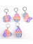 No.17 Stili Yaratıcı Mini Anahtarlık Basit Dimple Itme Kabarcık Duyusal Fidget Oyuncakları Sıkıştırılabilir Yetişkin Çocuklar Sıkma Oyuncaklar (Yurt Dışından) 3