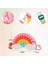 No.19 Tarzı Renkli Kawaii Çanta Pop It Fidget Oyuncakları Itme Balon Kadın Cüzdan Çocuklar Bozuk Para Cüzdanı Basit Dimple Oyuncakları Için (Yurt Dışından) 5