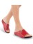 Mena 32219-005 Topuk Jelli Anatomik Taban Kadın Terlik Kırmızı 36-40 1