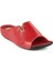 Mena 32219-005 Topuk Jelli Anatomik Taban Kadın Terlik Kırmızı 36-40 2