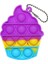 No.19 Tarzı Adhd Anksiyete Karşıtı Dinozor Fidget Oyuncaklı Mini Anahtarlık Push Pop Yapıştırıcı Muhafaza Sıkıştırması Regenbogen Spielzeug (Yurt Dışından) 1