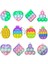 No.25 Tarzı Mini Pops Fidget Oyuncak Basit Dimple - Anahtarlık Itme Kabarcık Silikon Anksiyete Duyusal Adhd Çocuklar Için (Yurt Dışından) 2