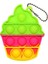 No.25 Tarzı Mini Pops Fidget Oyuncak Basit Dimple - Anahtarlık Itme Kabarcık Silikon Anksiyete Duyusal Adhd Çocuklar Için (Yurt Dışından) 3
