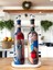 Modern Tasarımlı Soyut Yüz Desenli Renkli 750 ml Zeytinyağı Sıvıyağ Şişesi Yağdanlık Yağlık 2'li Set 1