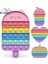 Aşk-Makaron Stili Sıcak Pop Fidget Oyuncakları Çocuklar Için Oyuncak Kiti Kawaii Itme Kabarcık Pop Duyusal Oyuncakları Dondurma Pop Yenilik Oyuncak (Yurt Dışından) 5