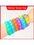 No.18 Tarzı Yumuşak Silikon Oyuncak Bileklik Gökkuşağı Itme Kabarcık Düğme Fidget Oyuncak Duyusal Sıkıştırılabilir Sıkma Oyuncaklar Çocuklar Yetişkinler Hediyeler Için (Yurt Dışından) 2