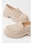 746-759 Bej Süet Günlük Yüksek Tabanlı Loafer Ayakkabı 3