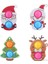 No.29 Tarzı Noel Baba Pop Noel Fidget Oyuncak Mini Anahtarlık Çocuk Yetişkin Hediye Gökkuşağı Itme Oyuncakları Xms (Yurt Dışından) 2