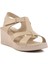 Bej Kadın Sandalet 9200 Z 3