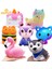 Mat Siyah Stil Yavru Squishy Sevimli Hayvan Unicorn Kek Geyik Panda Sıkma Oyuncaklar- Çocuklar Için Yavaş Yükselen Topu Fidget Oyuncaklar Sıkma Yiyecek Oyuncakları (Yurt Dışından) 2
