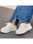 Krıste Bell 0003 Beyaz Kadın Süper Star Taşlı Premium Sneaker Spor Ayakkabı 1