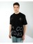Oversıze Unisex Baskılı T-Shırt Intrusıon Black 3