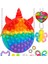 LK-283-38-F1E5T Stili Yeni Gelen Silikon Kalem Kutusu Pop It Bozuk Para Cüzdanı Kawaii Basit Cırcır Kırtasiye Çantası Duyusal Bozuk Para Cüzdanı Pop It Dikkat Oyuncağı (Yurt Dışından) 4