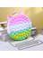LK-283-38-F1E5T Stili Yeni Gelen Silikon Kalem Kutusu Pop It Bozuk Para Cüzdanı Kawaii Basit Cırcır Kırtasiye Çantası Duyusal Bozuk Para Cüzdanı Pop It Dikkat Oyuncağı (Yurt Dışından) 5