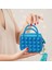 E Stili Titre: Fidget Bolsa Popper It Çanta Itme Kabarcık Kare Cüzdan Poppet El Çantası Duyusal Popete Silikon Bozuk Para Cüzdanı Kız Arkadaş Hediye (Yurt Dışından) 4