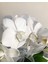 - Seramik Vazoda Çift Dal Mini Beyaz Orkide 4