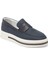 Lacivert Hakiki Deri Erkek Loafer - E24I1AY56706-A38 1