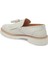 Beyaz Hakiki Deri Kadın Loafer - K25I1AY68027-N3O 2