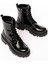 868-356 Siyah Rugan Bağcıklı Fermuarlı Günlük Kadın Bot 3