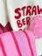 Çilek Strawberry Baskılı Tshirt ve Çizgili Desenli Müslin Pantolonlu Kızçocuk Takım 4