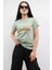 Shine Baskılı Tshirt Mint 1