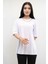 Zincir Aksesuarlı Tshirt Beyaz 3