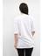 Bisiklet Yaka Oversize Tshirt Beyaz 3