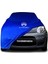 Citroen C1 (2005 - 2014) Mavi Kumaş Araba Branda Logolu Kumaş Araba Brandası Penye Oto Branda 1
