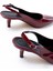 ST-1152 Bordo Rugan Günlük 7 cm Topuklu Kadın Ayakkabı 4
