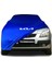 Kia Rio 2 Sedan JB(2005 - 2009) Mavi Kumaş Araba Branda Logolu Kumaş Araba Brandası Penye Oto Branda 1