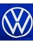 Volkswagen Polo 6 (2021 - ) Mavi Kumaş Araba Branda Logolu Kumaş Araba Brandası Penye Oto Branda 2