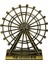 Dekoratif Metal The London Eye Biblo Dönme Dolap Biblo 9 cm 1