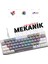 Mekanik Oyuncu Klavyesi Red Switch Rgb LED Işıklı Kablolu Gaming Klavye 1