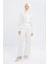 Yandan Fermuarlı Modal Geniş Paça Pantolon S77123A0 5