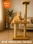 Peluş Dokulu Yumuşacık 86 cm İki Katlı Mega Boy Kedi Tırmalama Tahtası Soft Sevilen Renkler 1
