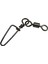 30 Adet 10 Numara,8 Kg Çeker,Nikel Kaplamalı Klipsli Fırdöndü,(Rolling Swivel Coastlock Snap). 4