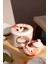 Özel Yapım Seramik Kırmızı Çaydanlık Buhurdanlık (1 Adet Tealight Mum Ile) 2