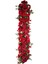 Yapay Çiçek Kırmızı Gül Tak Organizasyon Nişan Düğün Dekor Çiçeği Süsleme Tag 25X130CM 2