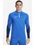 Dri-Fit Çeyrek Fermuar Erkek Mavi Antrenman Üst 5