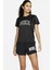 Dri-Fit Swoosh Graphic Kadın Siyah T-Shirt 3
